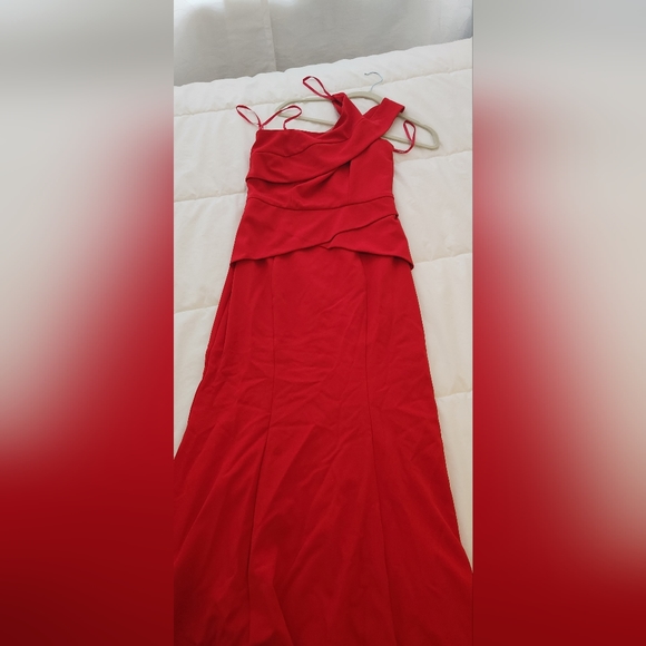COPY - MELANIE LYNE MAXI RED DRESS SIZE 6 LIKE NEW! - Picture 3 of 16